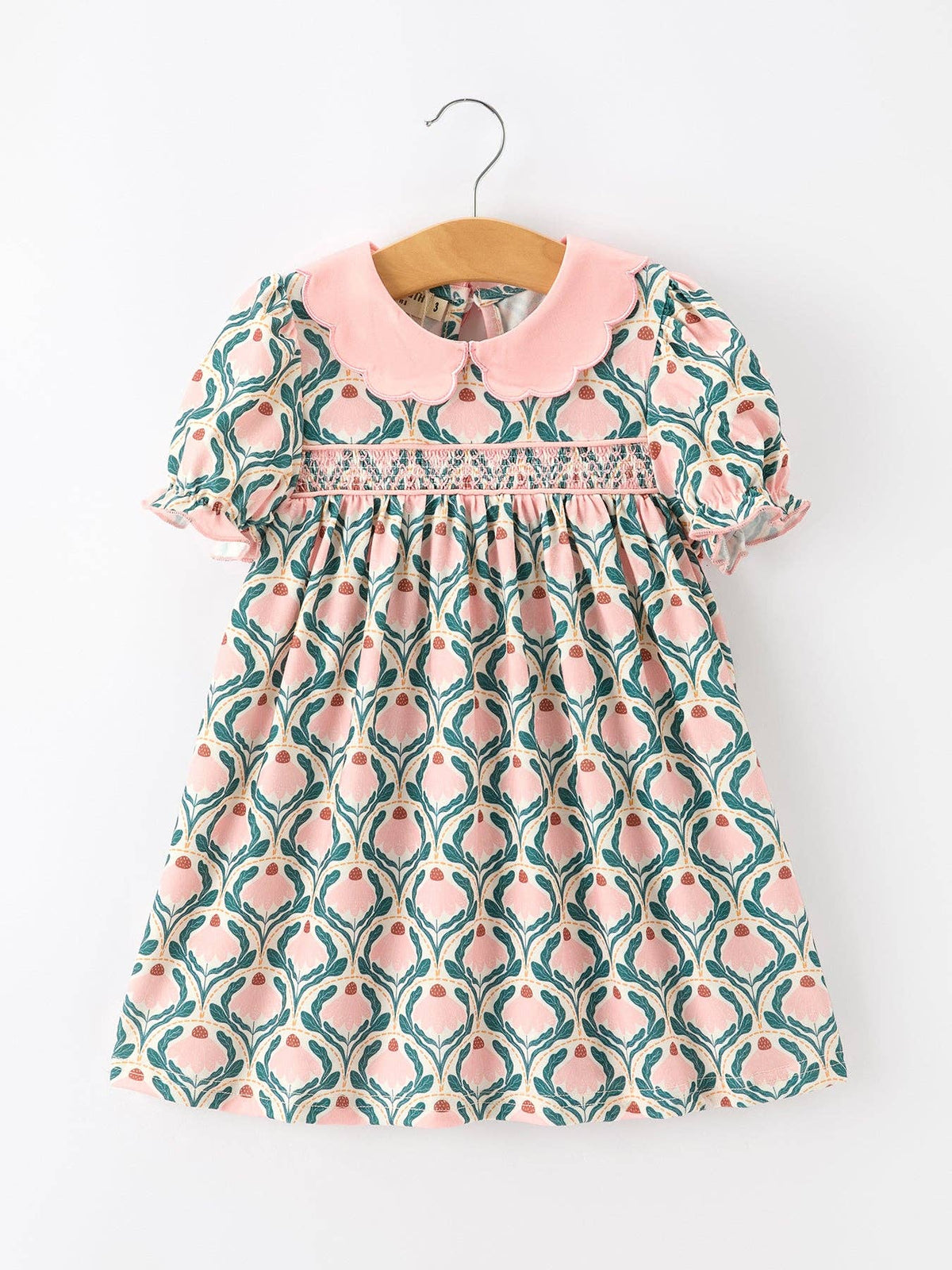 Fall Smocked Petals Dress