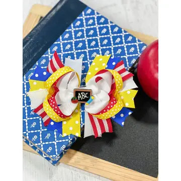 ABC's Back-To-School Bow