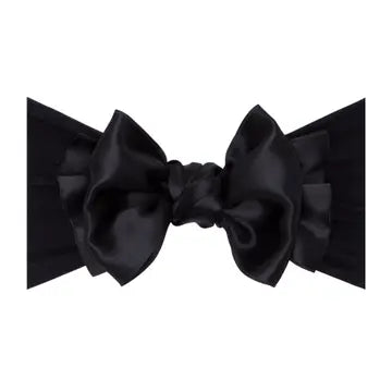 Baby Bling Satin Headband with Satin Bow