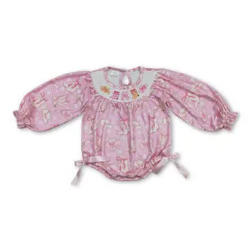 Pink Boots & Bow Western Romper