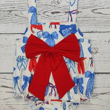 Patriotic Bubble with Bow