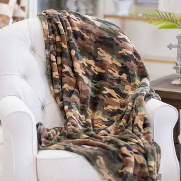 Camouflage Throw 50x60