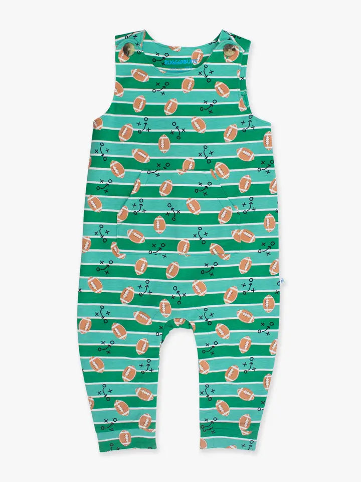 Football Knit Pocket Romper
