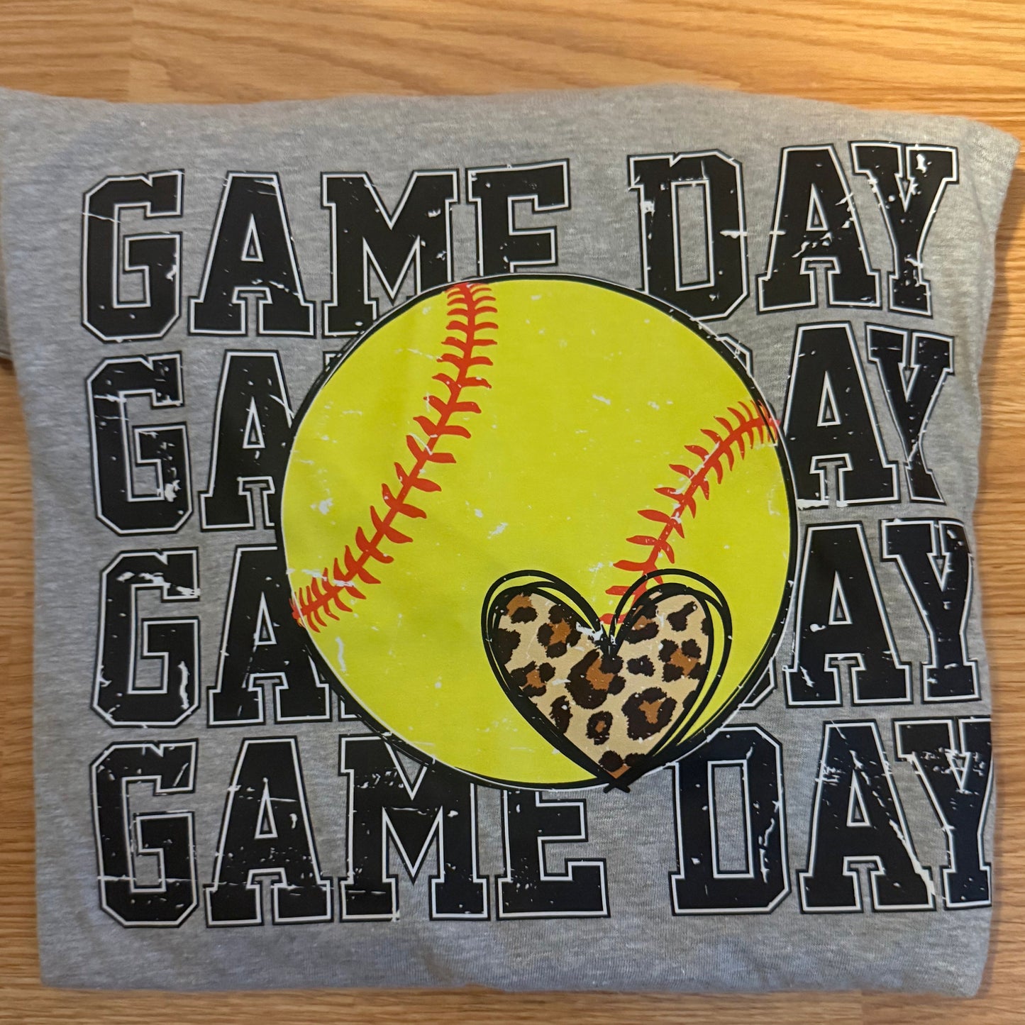 1013-Gray Game Day Softball