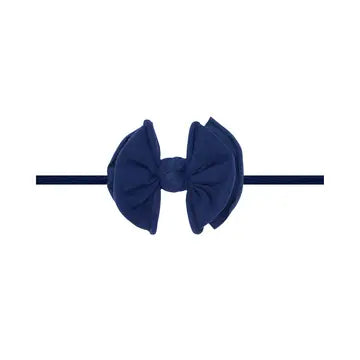 Skinny Soft Nylon Bow Headband