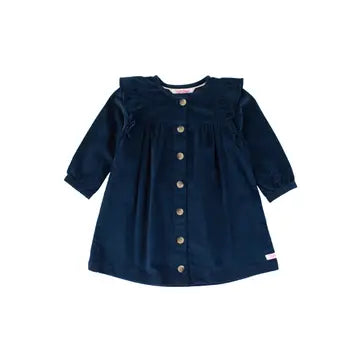 Navy Corduroy Dress