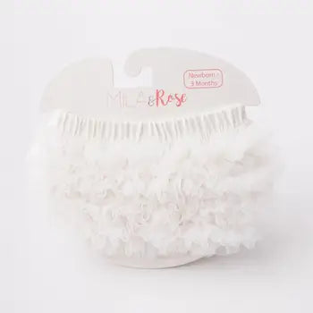 Off White Ruffle Bum Bloomer