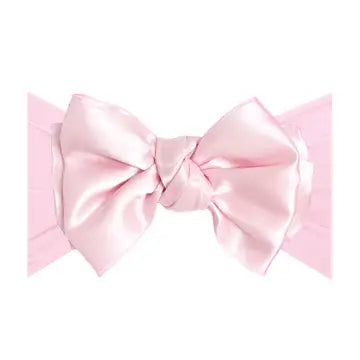 Baby Bling Satin Headband with Satin Bow