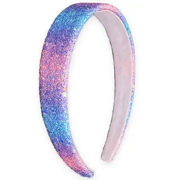 Rainbow Glitter Headband