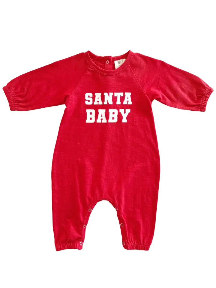 Santa Baby Red Romper