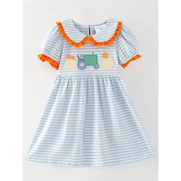 Pumpkin Patch Tractor Dress