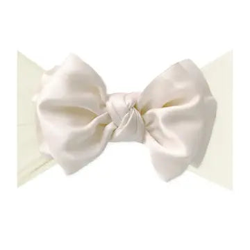 Baby Bling Satin Headband with Satin Bow