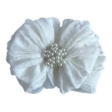 Pearl Ruffled Headband