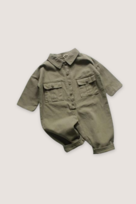 Army Green Romper