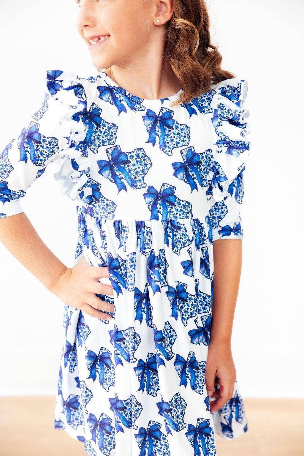 Lone Star Ruffle Twirl Dress
