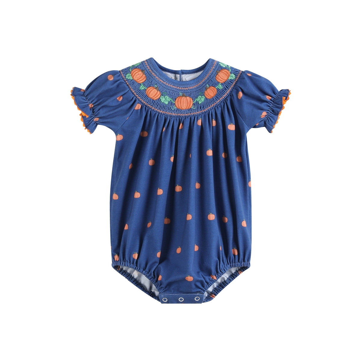 Blue Pumpkin Smocked Romper
