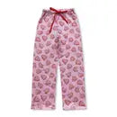 Adult Christmas Cake Pink Pajama Bottom