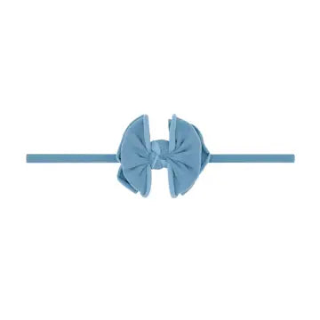 Skinny Soft Nylon Bow Headband