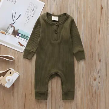 Army Green Knitted Style Cardigan Sleeper