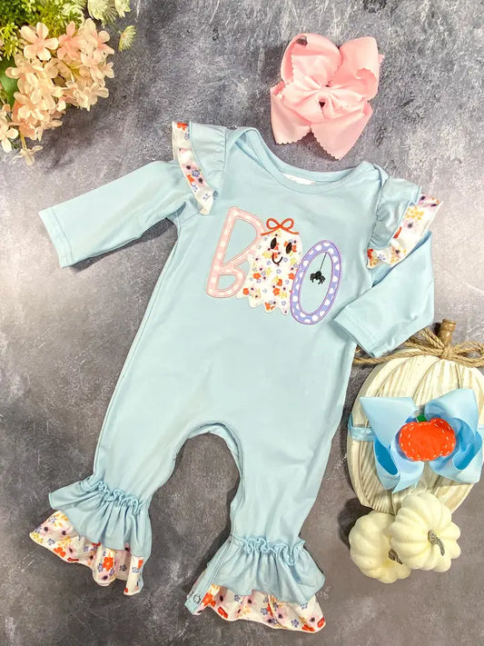 Boo Floral Romper