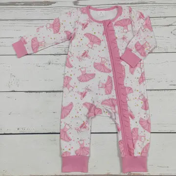 Girls Pink Ballerina Sleeper