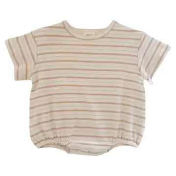 Biscuit Stripe T-Shirt Romper
