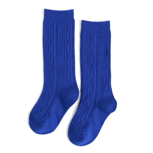 Blue Knee High Socks