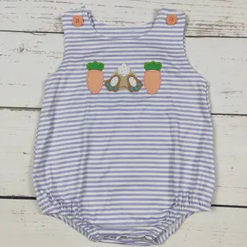 Boy Carrot Appliqué Easter Bubble