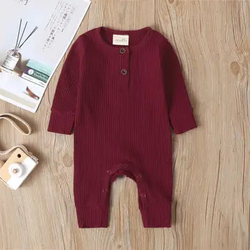 Wine Knitted Style Cardigan Sleeper