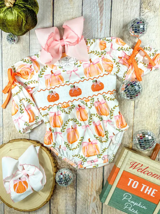 Coquette Pumpkins Romper