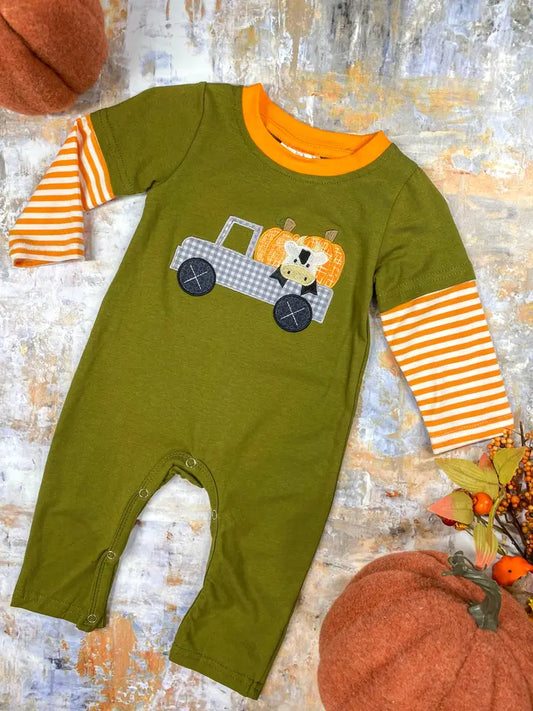 Haulin' Pumpkins Romper