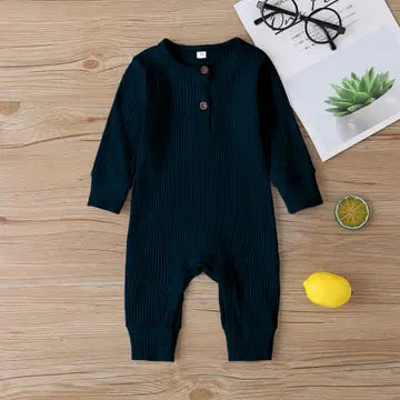 Navy Knitted Style Cardigan Sleeper