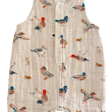 Ducks Muslin Romper
