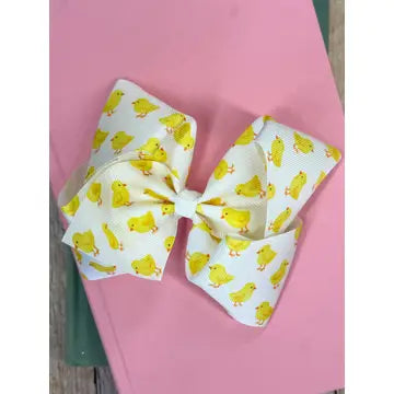 Easter Chicks Hair Bow