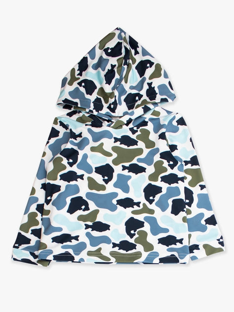 Fish Camo Hooded Shirt