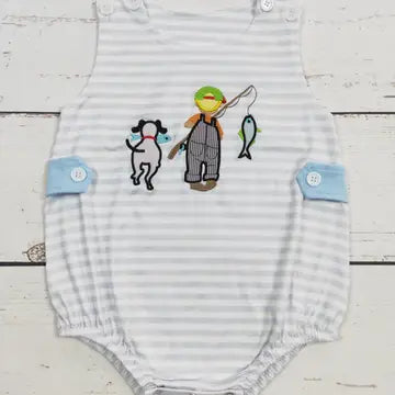 Fishing Lure Appliqué Bubble