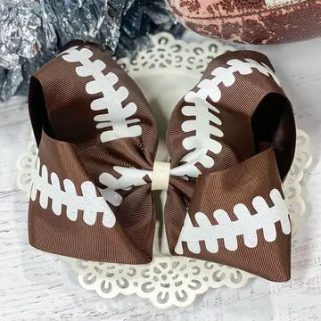 Football Texas Size Bow
