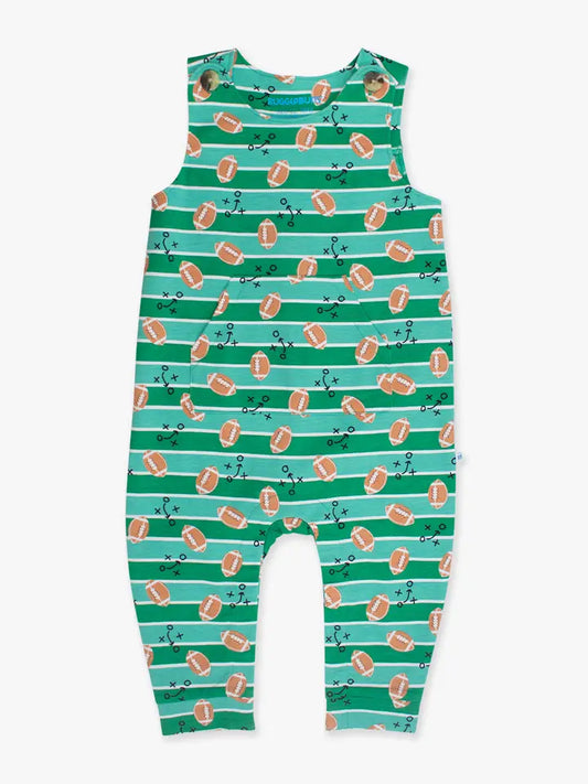 Football Knit Pocket Romper