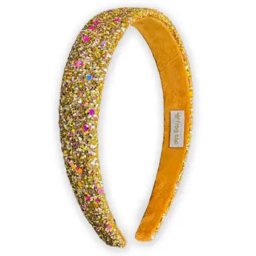 Gold Glitter Headband