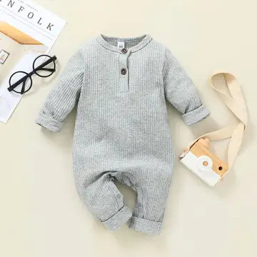 Gray Knitted Style Cardigan Sleeper