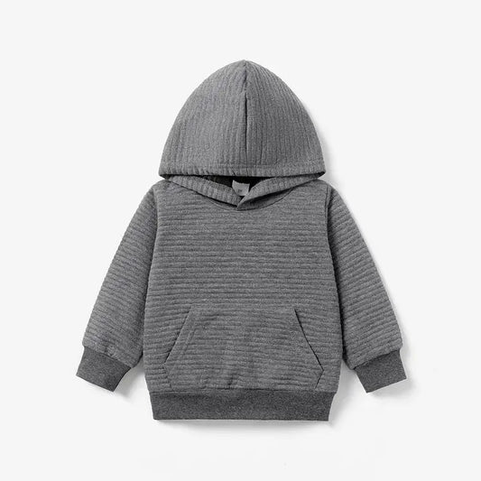 Grey Texture Hoodie