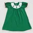 Christmas Tree Smocked Dresses