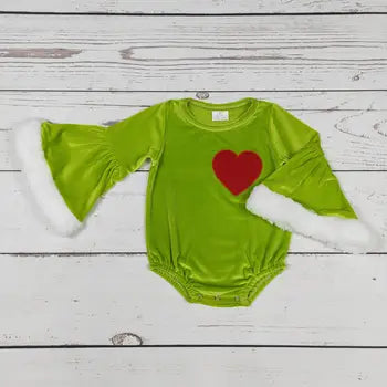 Heart Velvet Christmas Bubble
