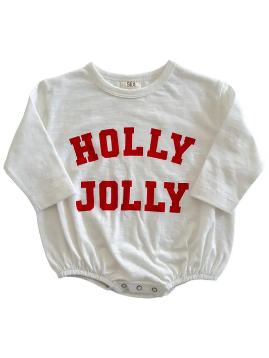 Holly Jolly Bubble - White
