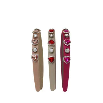 Valentine Hot Pink Gem Headband