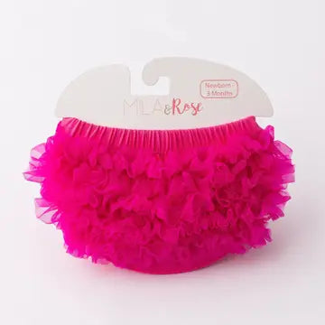 Hot Pink Ruffle Bum Bloomer