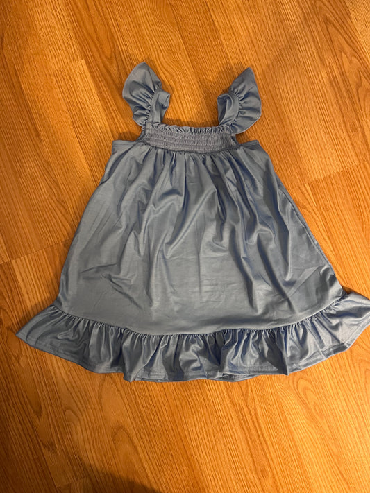 Blue Suspender Dress