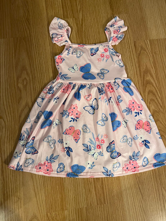 Butterfly Suspender Dress