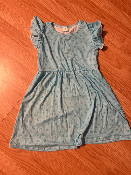 Aqua Twirl Dress
