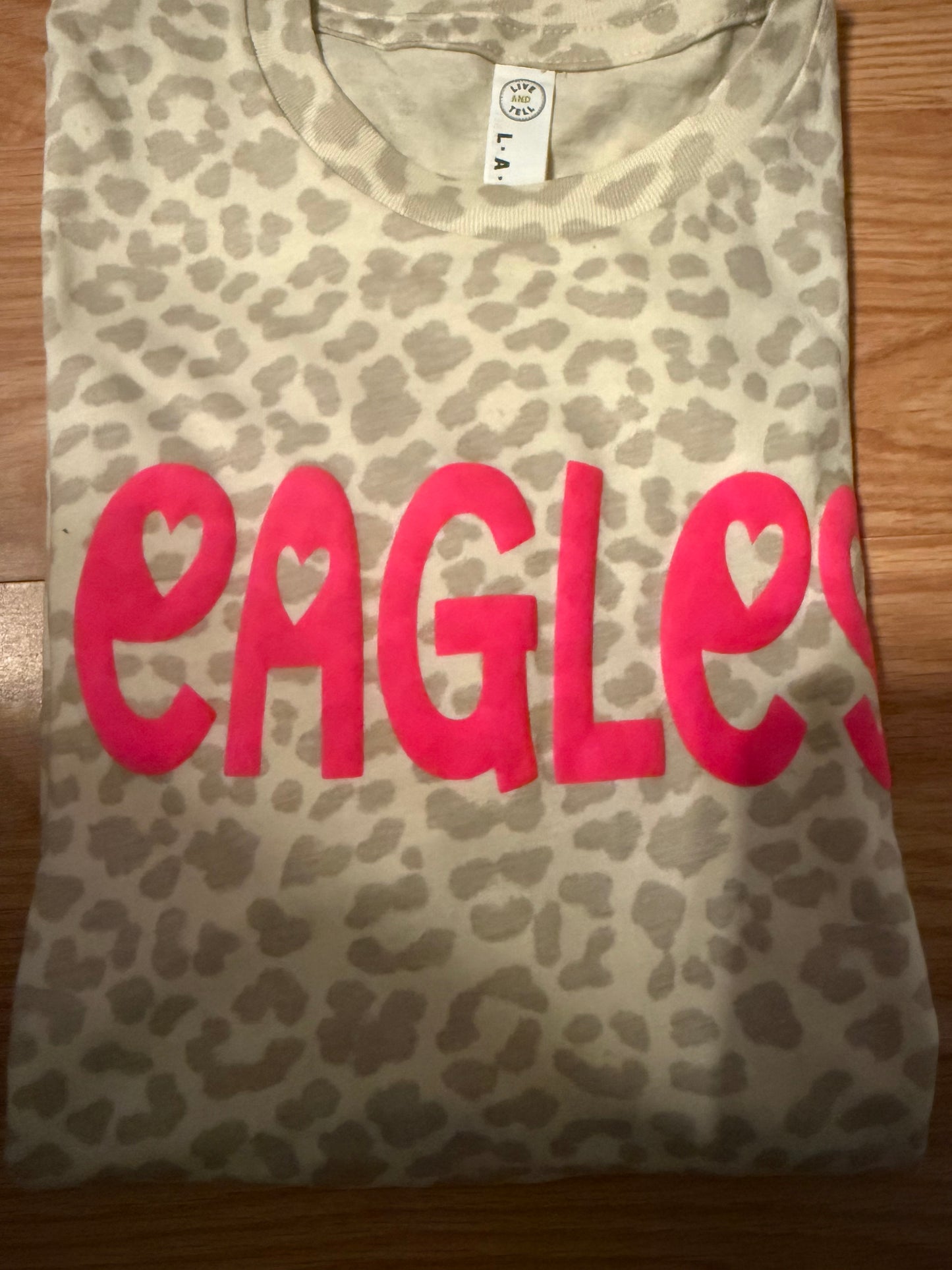 Natural Leopard Eagles Shirt